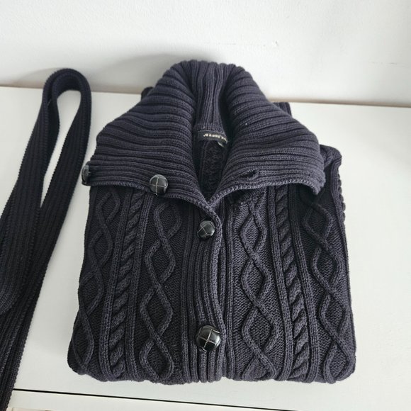 Jeanne Pierre Black Cardigan, SZ: XL - Picture 7 of 7